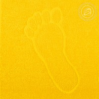 3610 Полотенце «Ножки» (желтый)