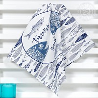 4440 Набор полотенец из рогожки «Богатый улов»