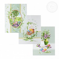 Набор полотенец из рогожки «Весна»