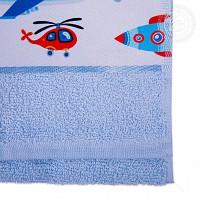 4310 Мойдодыр полотенце махровое (голубой)