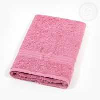 4963 Уют полотенце махровое (брусника)