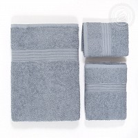 4968 Уют полотенце махровое (серый)