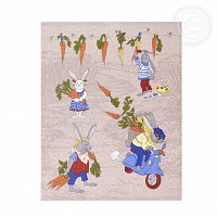 4673 Набор полотенец из рогожки «Морковкино»