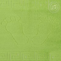3606 Полотенце НОЖКИ (на резиновой основе) зеленый